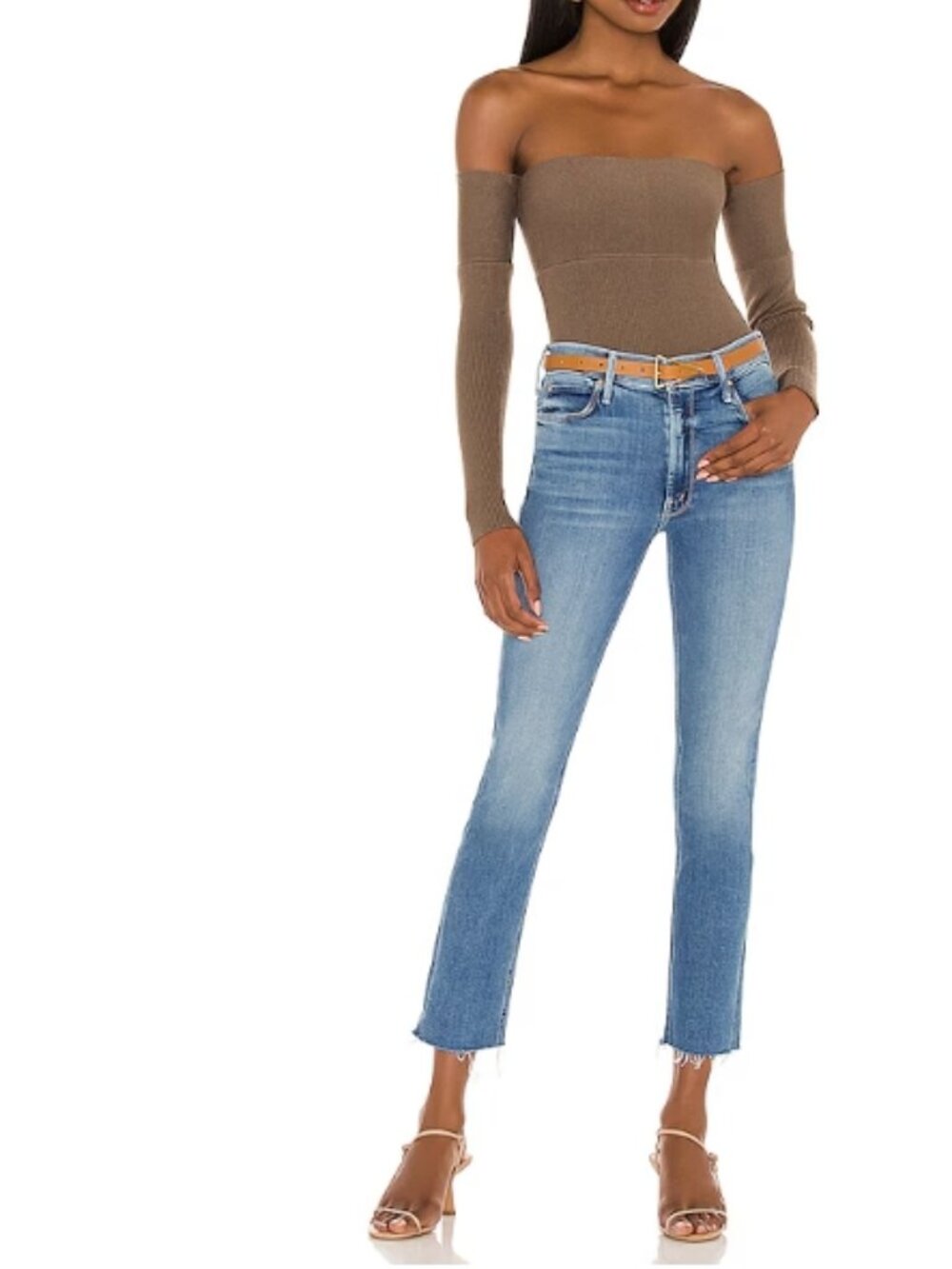 Like New/Flawless!MOTHER The Mid-Rise Dazzler Ankle Fray Riding The Cliffside 29